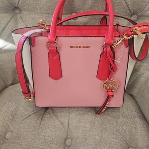 Michael Kors Pink and Red Women's Bag